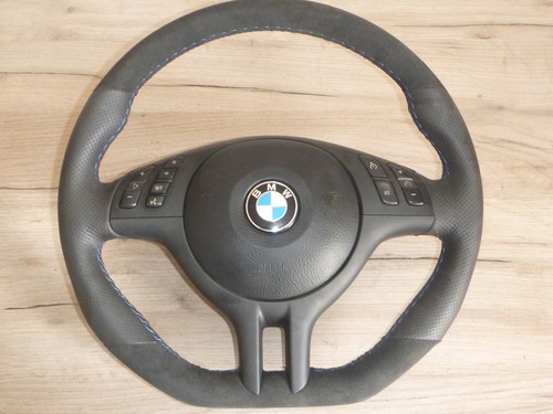 Flattened alcantara steering - flattened,
