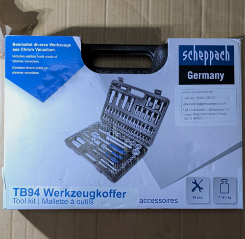 Scheppach tb94 94pc tool kit - tb94,