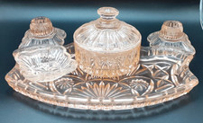 Vintage Pink Cut Glass