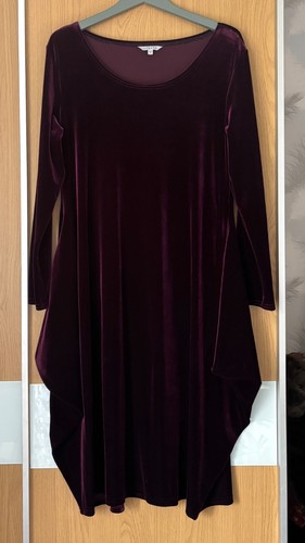 Chesca velvet drape dress - velvet,