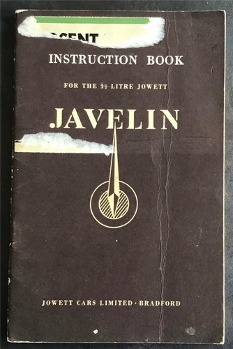 Jowett javelin litre car - 1½,