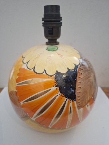 Grays hand painted lamp - grays, lamp-art