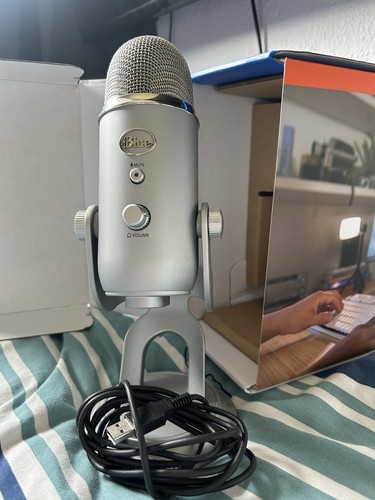 Blue yeti silver brand - blue, new