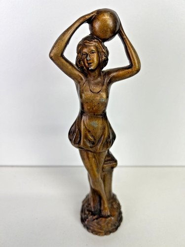 Art deco spelter figure - art,