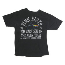 PINK FLOYD Mens Black The Dark