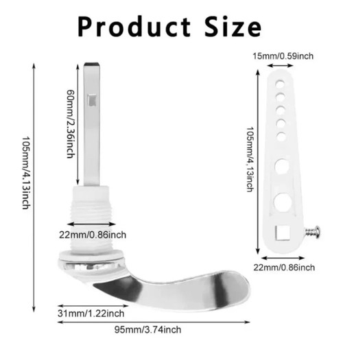 New universal toilet flush - new,