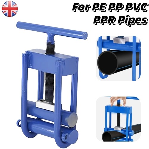 Water pipe squeeze off tool - pipe,