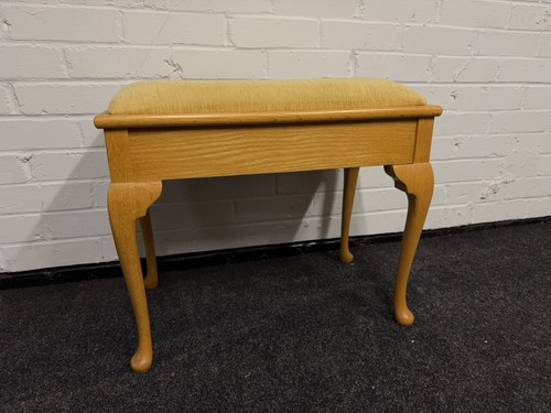 Tozer piano stool oak - piano,