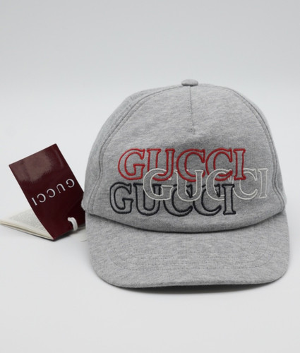 Gucci mens cap grey logo - gucci,