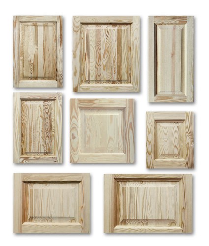 Natural pine wood - pine, front