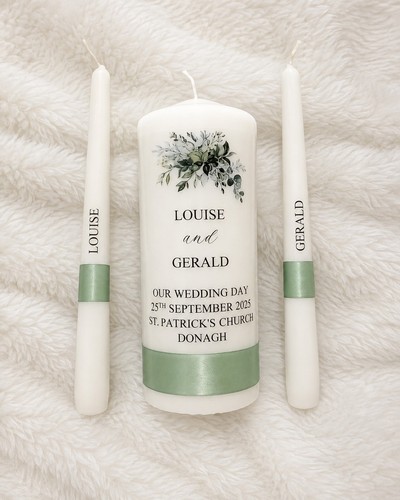 Personalised wedding day unity - personalised,
