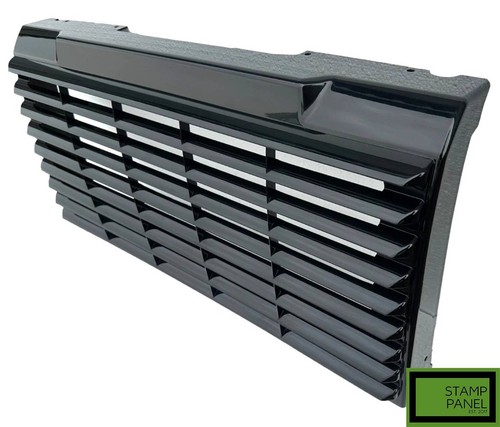 Gloss black air con radiator - black,