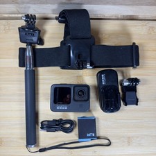 GoPro HERO 9 Black 5K Digital Action Camera + Tripod + Head Mount