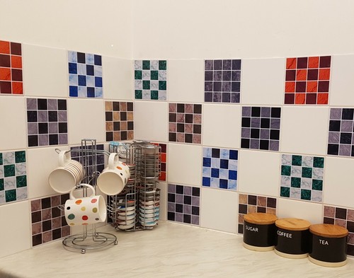 Mosaic tile stickers - x,