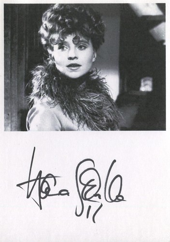 Hanna schygulla autograph - schygulla,