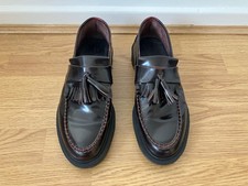 men's Dr Martens Adrian Arcadia leather tassel loafers, cherry red UK 8/42 