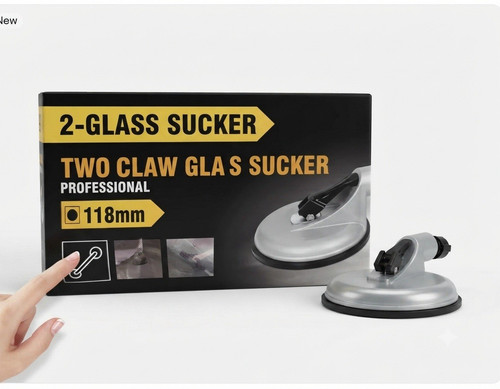Pack two claw glass sucker - two,