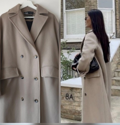 Zara manteco oversized - zara,