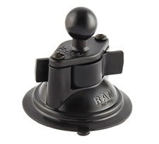 Ram Mount RAM-B-224-1U 3.3" Diameter Suction Cup Base with B Size 1" Rubber Ball