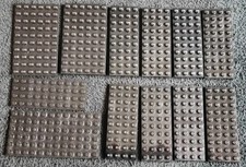 LEGO Black Plates Bundle Flat