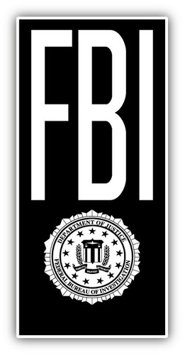 Fbi badge military car - badge, bumper
