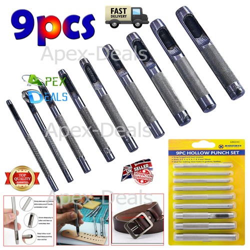 Pieces hollow punch set - 9,