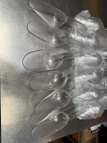 Plastic scoop flour - plastic, dry