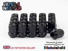 20 x Black Alloy Wheel Nuts