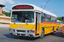 BUS PHOTO,ORANGE MALTA BUS DAF PHOTOGRAPH PICTURE,FBY-776 EX LONDON AEC SMS238.