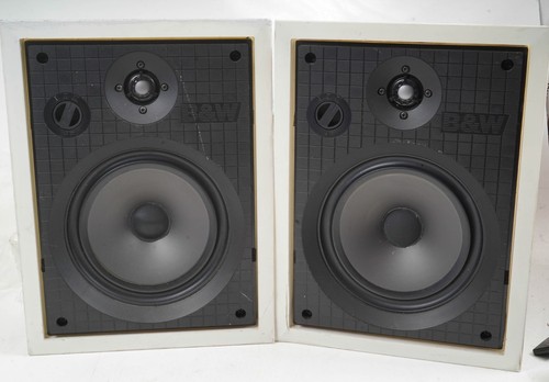 Wired wall speaker pair - b&w,