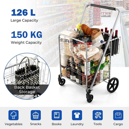 Folding shopping cart portable - folding,