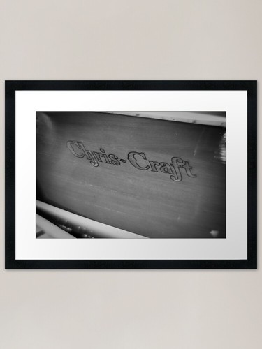 Black white chris craft - chris,