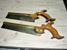 Antique BRASS BACKED SAWS by H. BLACKTIN & MELHUISH