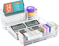 8/14 Pcs Clear Drawer