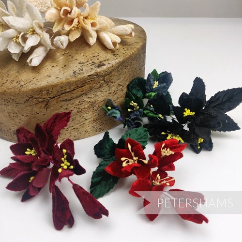 Vintage velvet millinery - velvet,