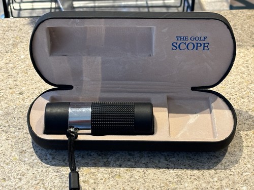 The golf scope range finder - the,