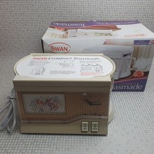 Swan Compact Teasmade Type D01 Barely Used 1990 Retro Vintage with Teapot