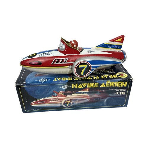 Tinplate great flying boat - flying,