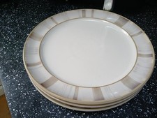 DENBY TRUFFLE LAYERS SMALL DINNER PLATES X 3