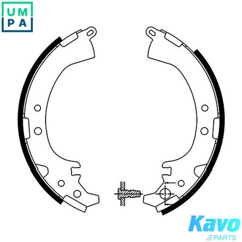 Brake shoe set kbs - shoe,
