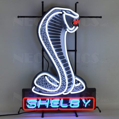Shelby cobra snake logo - shelby, red