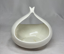 Mid-Century Modern *EVA ZEISEL* Gravy Boat Creamy White HALLCRAFT 1950's