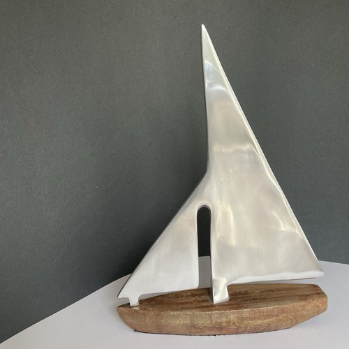 Wood aluminum sailboat - &,