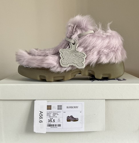 Women burberry shearling - burberry,