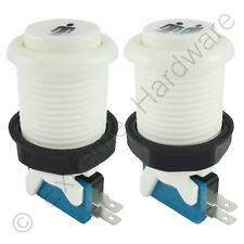 Happ Style 1 & 2 Player 28mm Round Classic Arcade Buttons & Microswitches - MAME