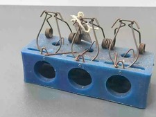 Vintage Mouse Trap - Three Hole Choker Trap Plastic