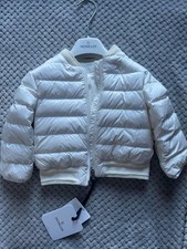 Moncler Enfant White Padded