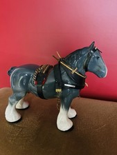 Melba Ware Shire Horse ceramic figurine H.A. Wain & Co. Stoke-on-Trent England