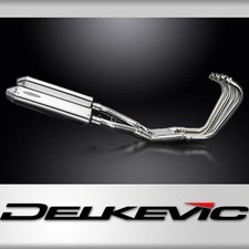 Yamaha FJ1100 1984-1985 Full Exhaust 4-2 420mm Tri-Oval Stainless Silencers