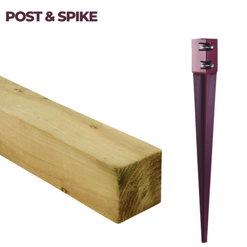 Fence post spike 75mm - 75mm, 600mm